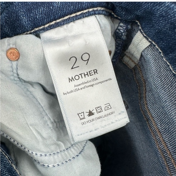MOTHER Denim The Weekender Jeans Sweet Lime size 29 B776 —- 30” inseam. Rise 10” - Picture 3 of 4